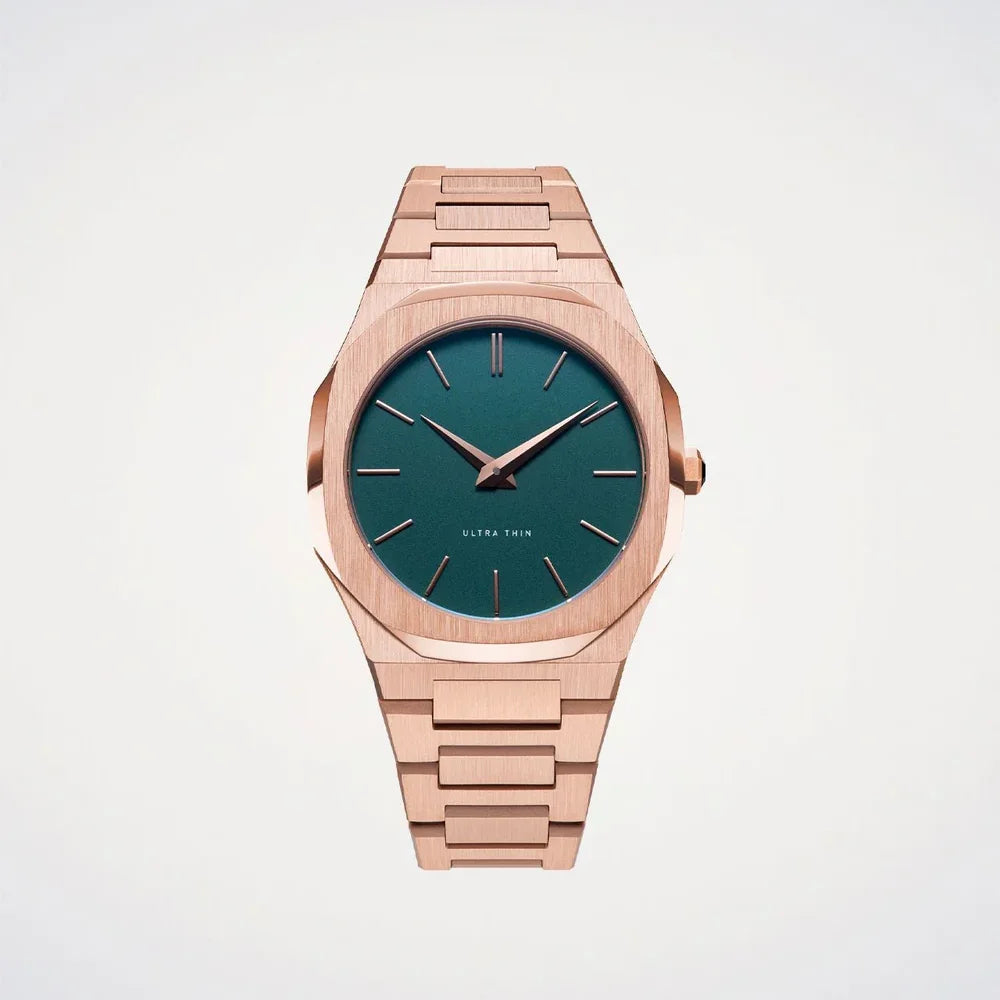 Sophisticated Sun Pattern Stainless Steel Watch