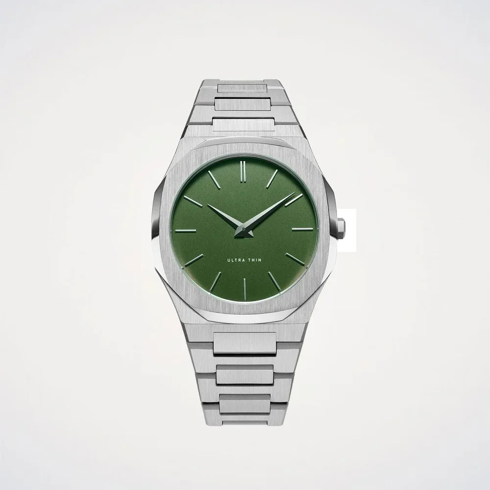 Sophisticated Sun Pattern Stainless Steel Watch