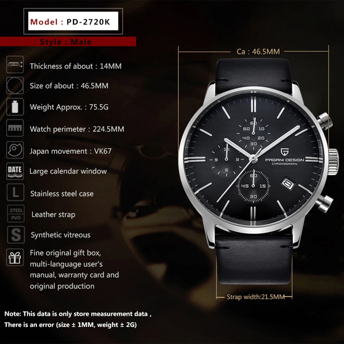 Luxury Sports Men's Watch