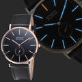 Sleek Men’s Ultrathin Luxury Watch