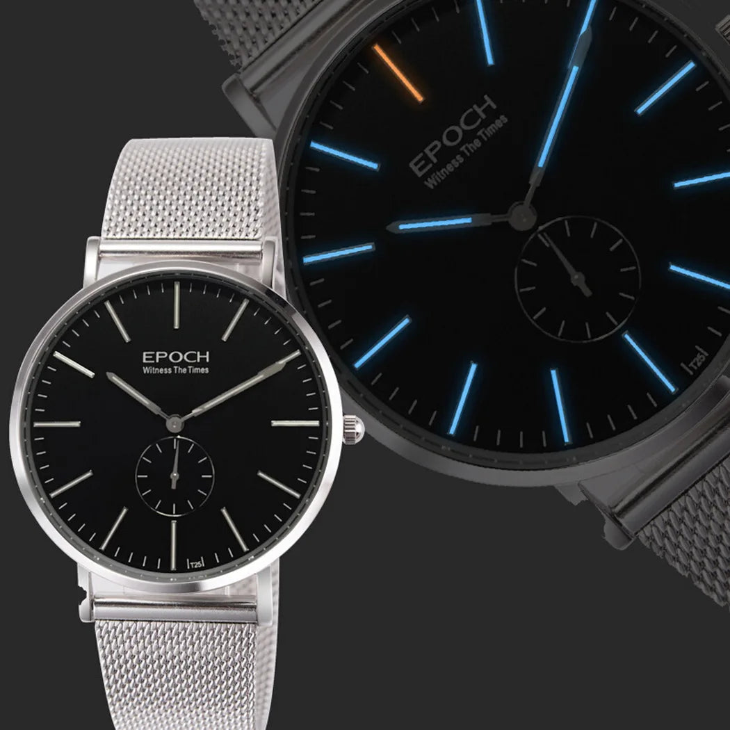 Sleek Men’s Ultrathin Luxury Watch