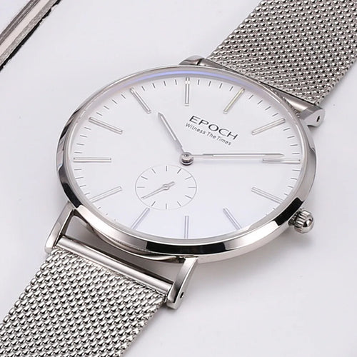 Sleek Men’s Ultrathin Luxury Watch