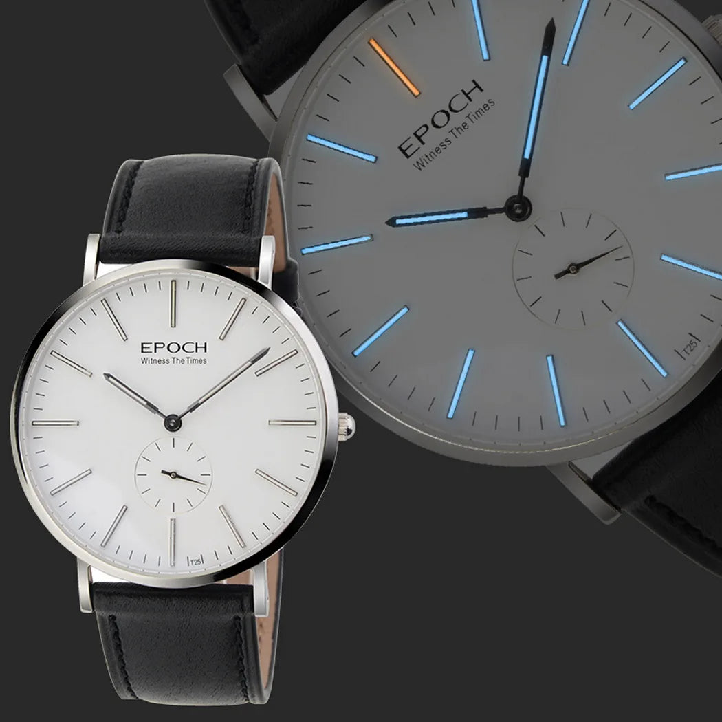 Sleek Men’s Ultrathin Luxury Watch