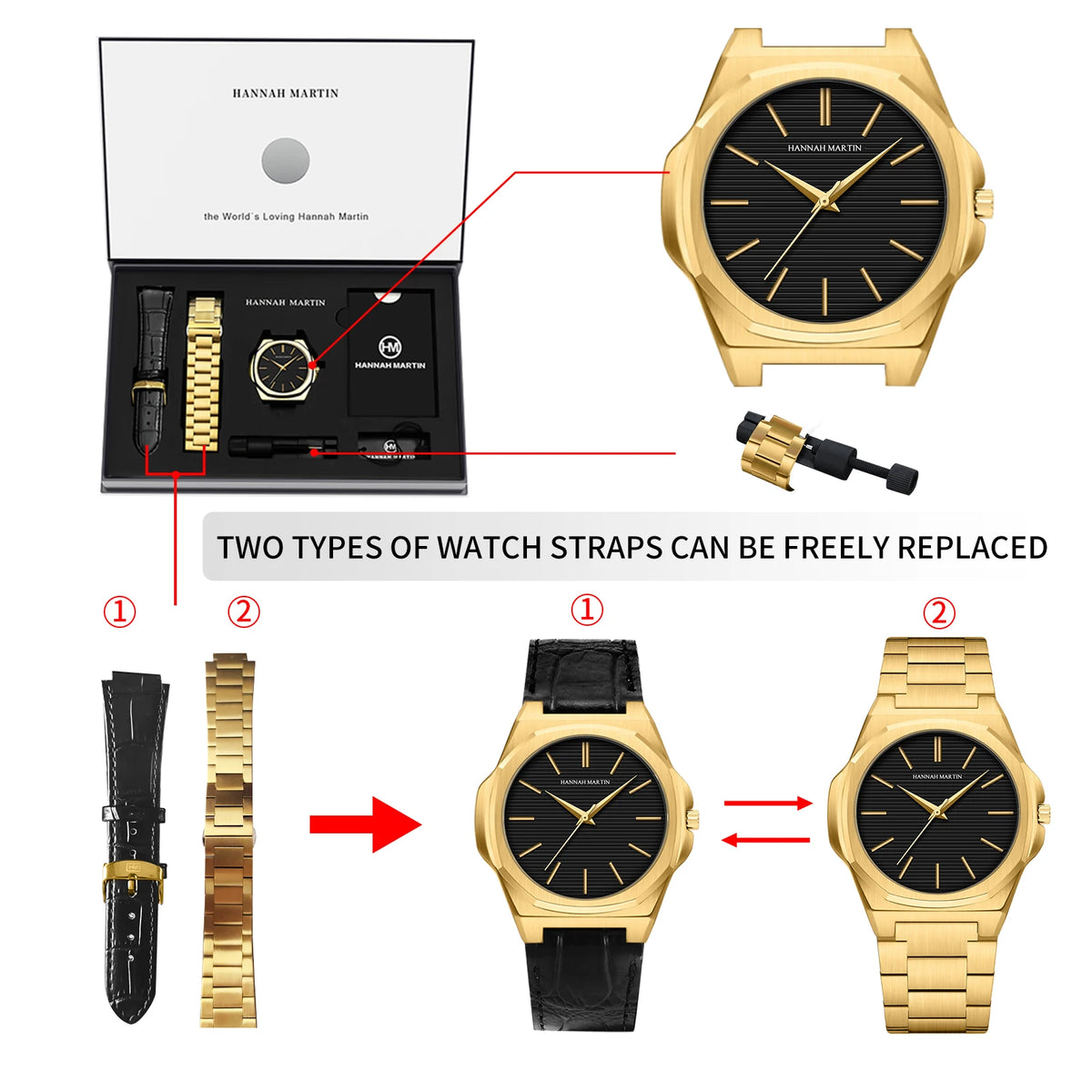 Ultrathin Elegance: Men’s Minimalist Stainless Steel Watch