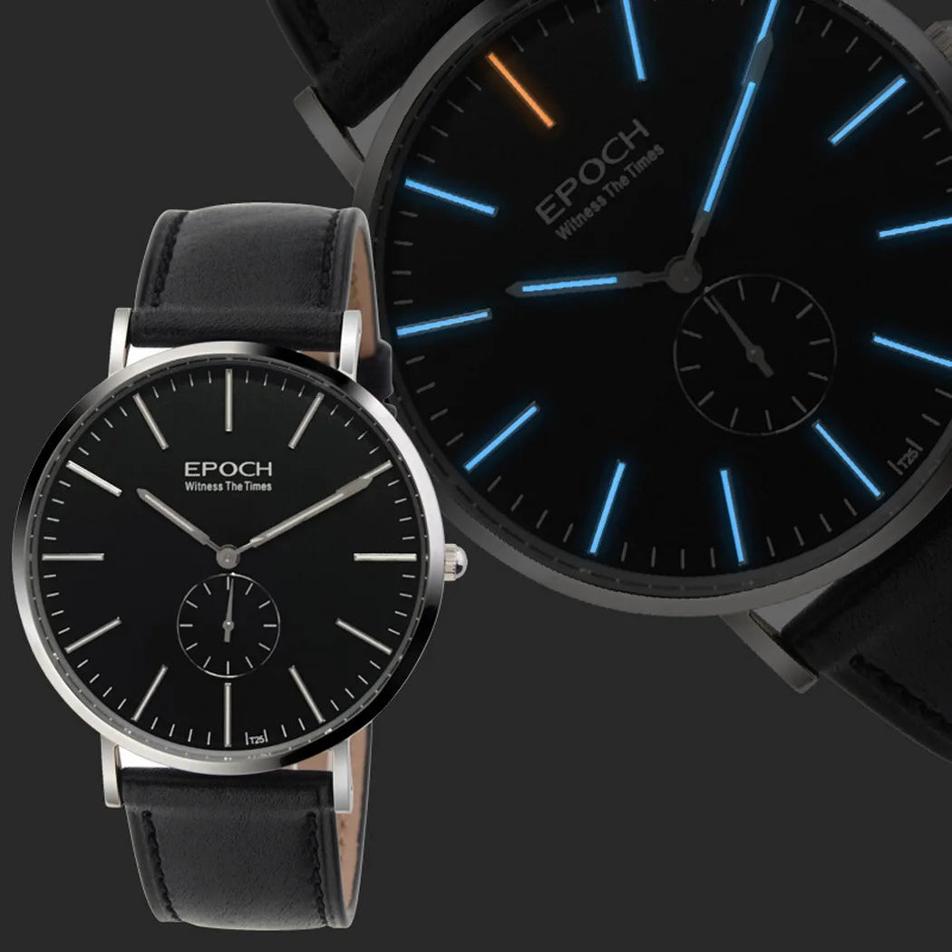 Sleek Men’s Ultrathin Luxury Watch