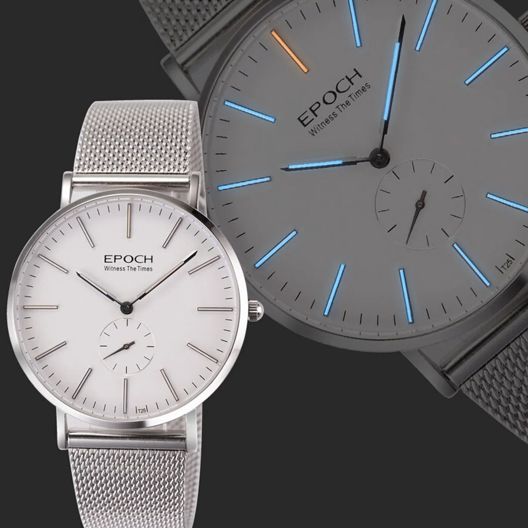 Sleek Men’s Ultrathin Luxury Watch