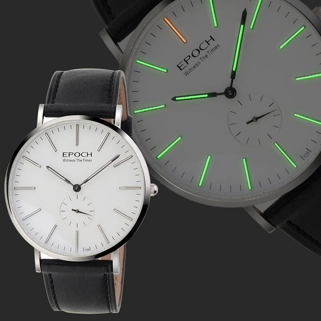 Sleek Men’s Ultrathin Luxury Watch