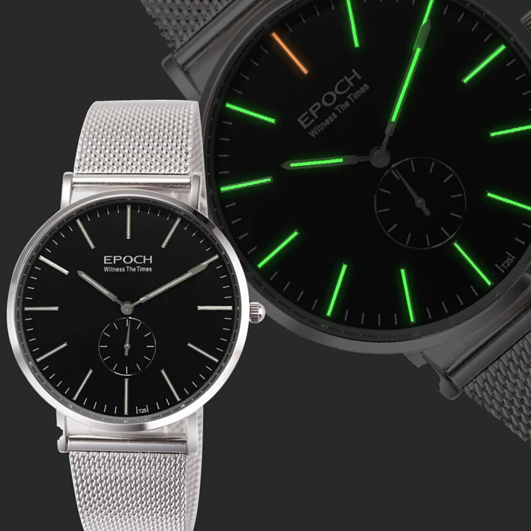 Sleek Men’s Ultrathin Luxury Watch