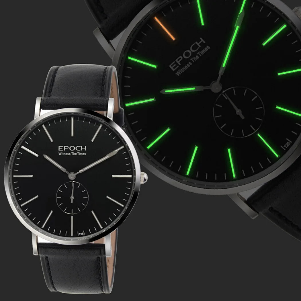 Sleek Men’s Ultrathin Luxury Watch