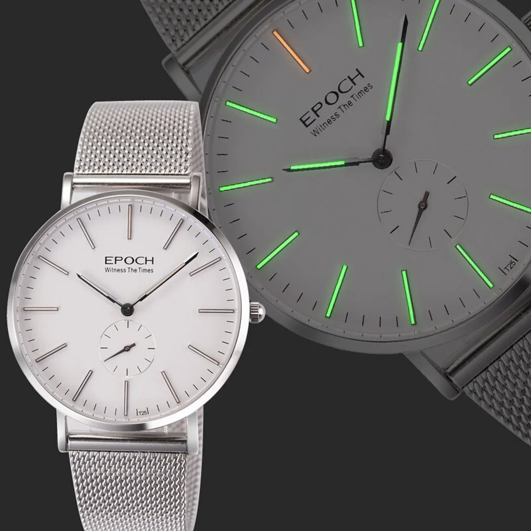 Sleek Men’s Ultrathin Luxury Watch